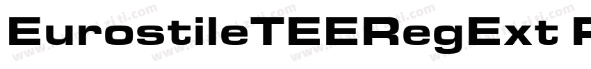 EurostileTEERegExt Regular字体转换